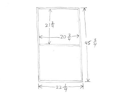 Overall dimensions of the solar panel