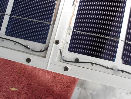 Wiring the half panels together