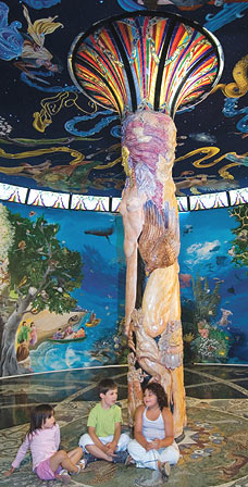 The Hall of the Earth in the Damanhur Temples
