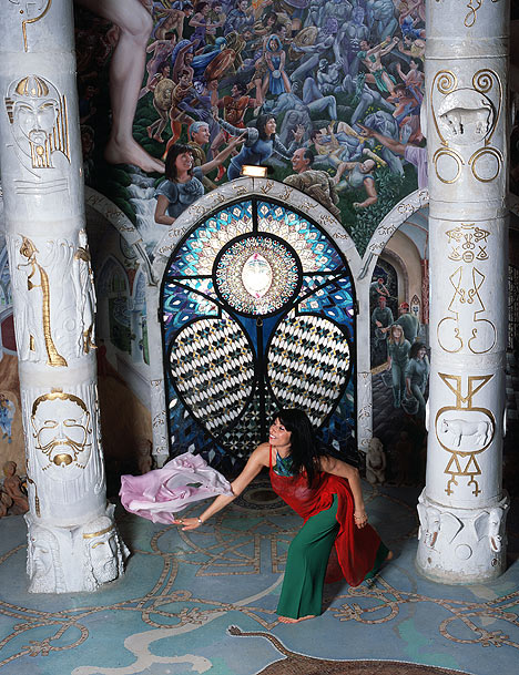 The Hall of the Earth in the Damanhur Temples