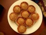 Apple Cupcakes cooked in a solar cooker